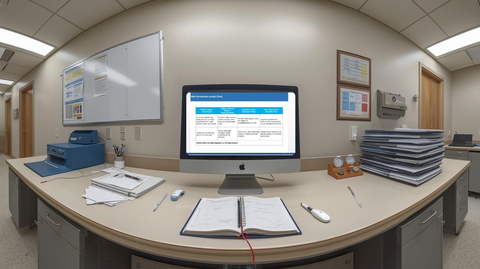 Mini gereksinim analizi özeti örnek görseli