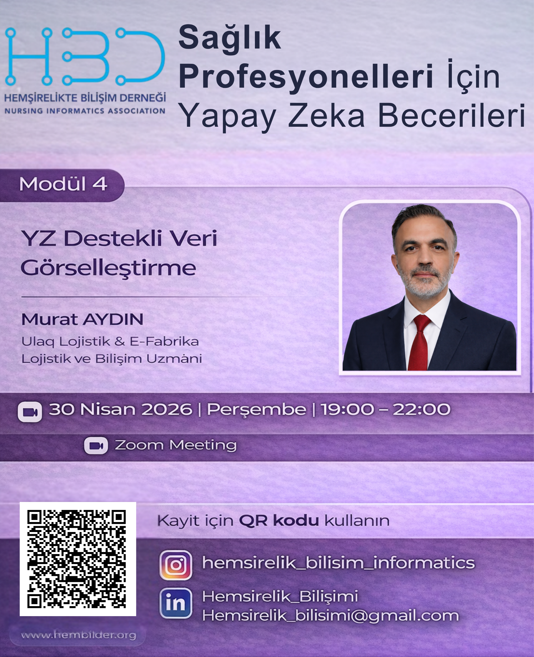 Veri Görselleştirme modül afişi